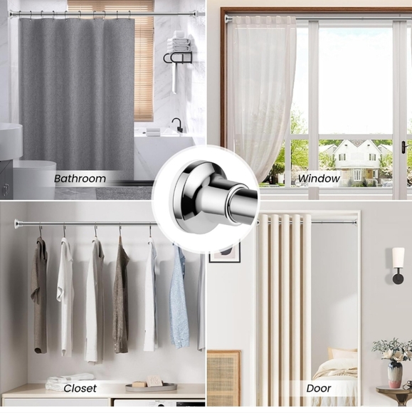 NIB Shower Curtain Rod 24-36" Adjustable - Picture 7 of 7